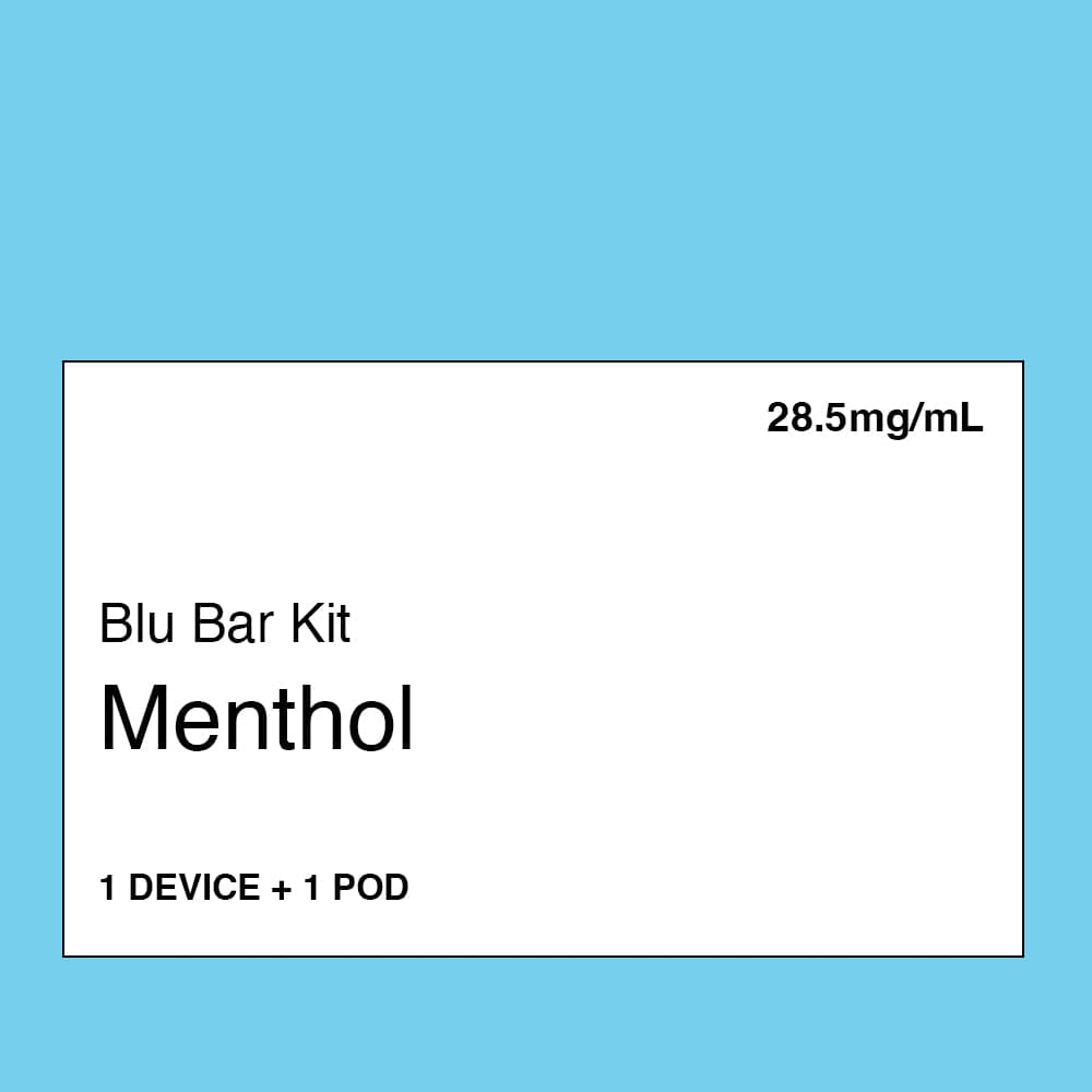 Blu Bar Kit – Menthol – Vape Merchant