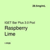 IGET Bar Plus 3.0 Raspberry Lime Vape Shop NZ Australia