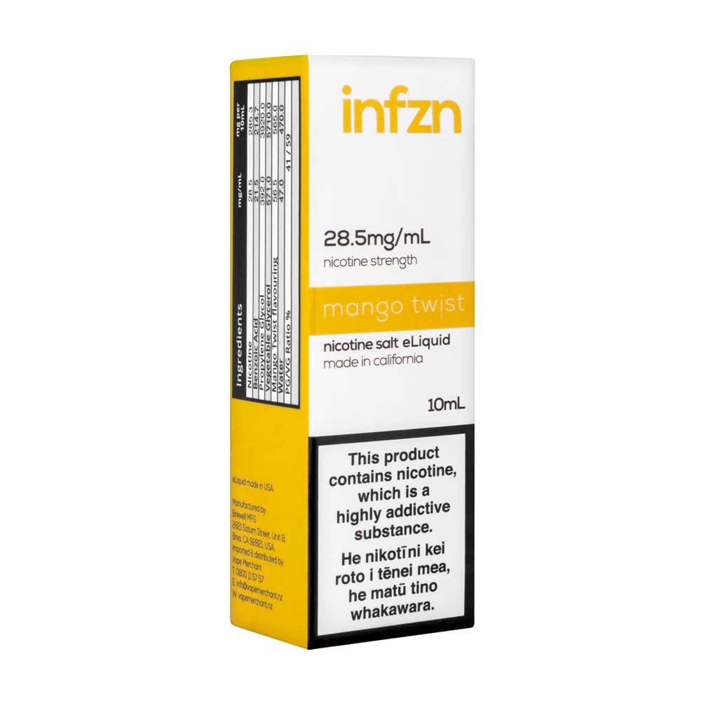 INFZN Mango Twist E-Liquid Vape Shop NZ Australia