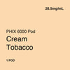 PHIX 6 Cream (French) Tobacco Pod Vape Shop NZ Australia