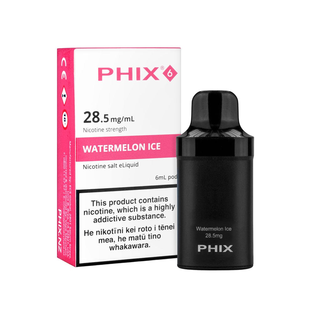 PHIX 6ml Watermelon Mint Pod | Vape Shop NZ