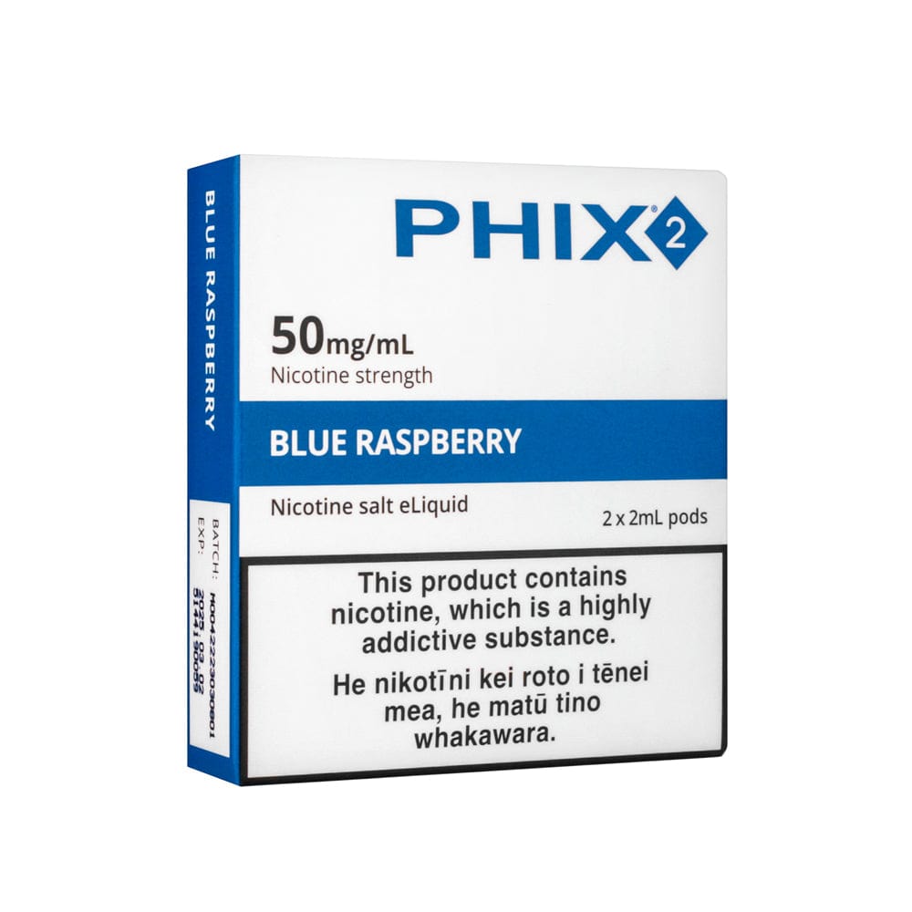PHIX Blue Raspberry Disposable Pods NZ