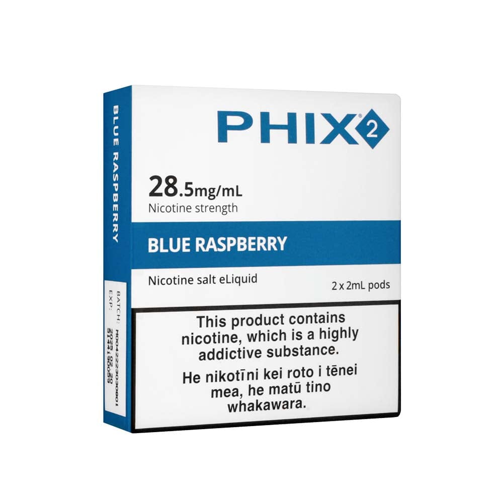 PHIX Blue Raspberry Disposable Pods NZ