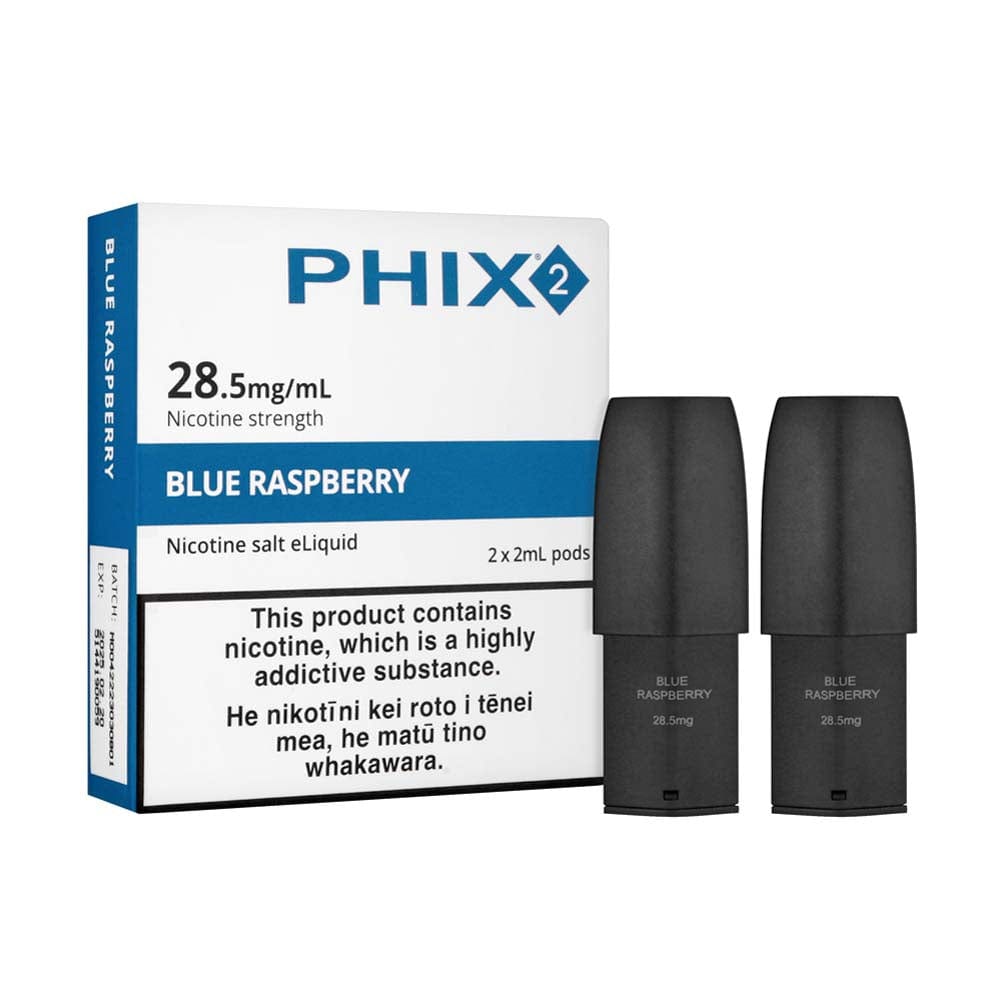 PHIX Blue Raspberry Disposable Pods NZ