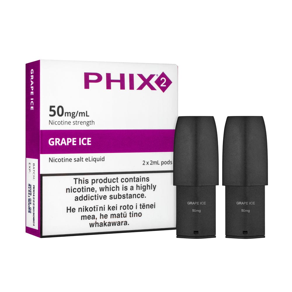 PHIX Grape Ice Disposable Pods NZ