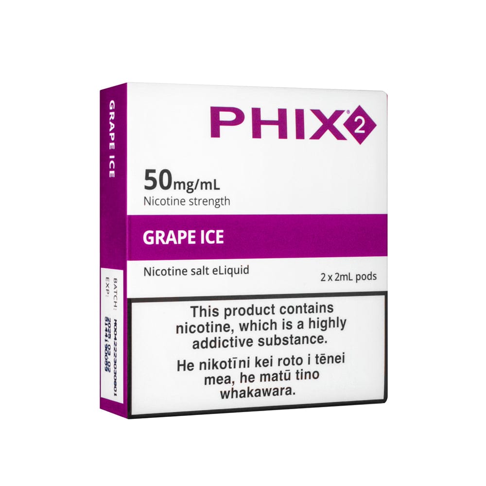PHIX Grape Ice Disposable Pods NZ