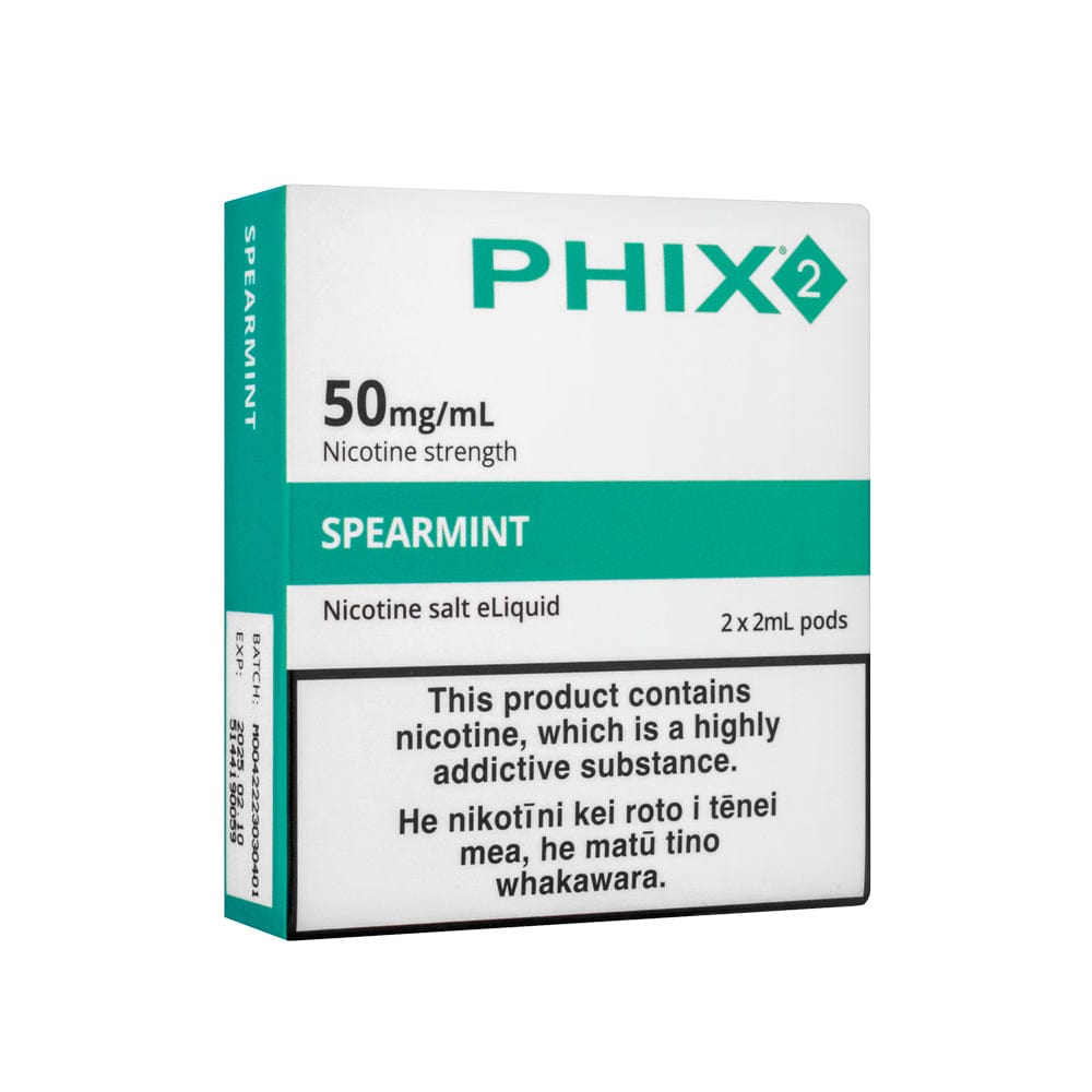 PHIX Spearmint Disposable Pods NZ