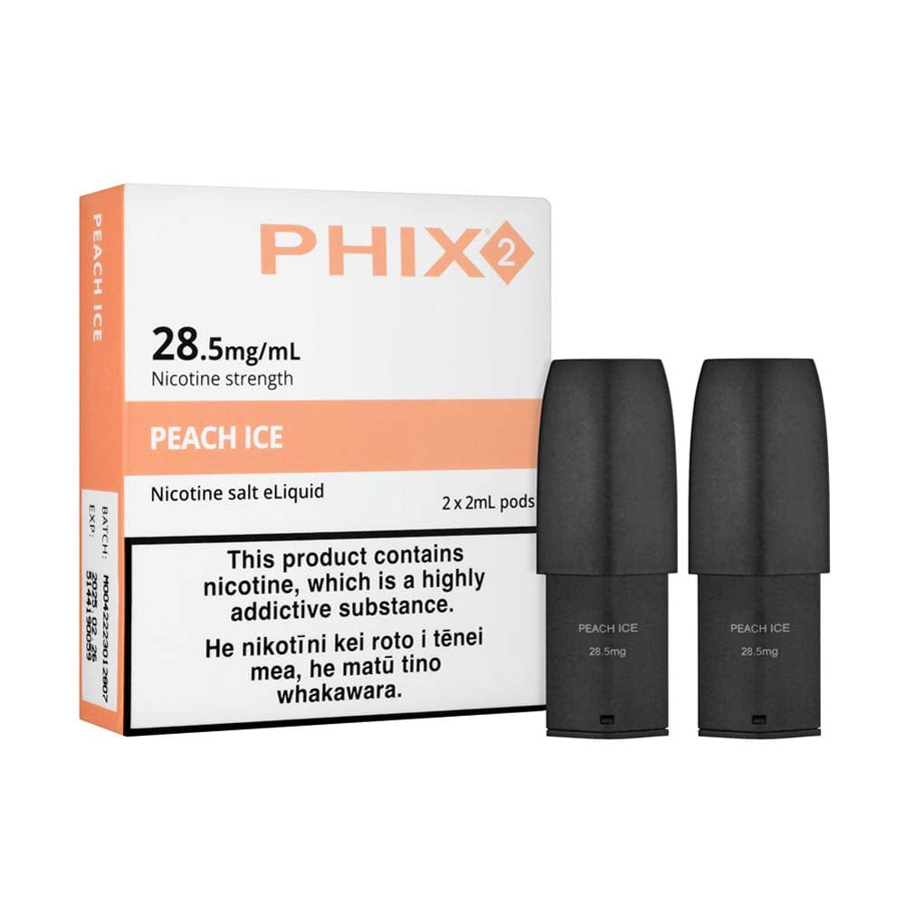 PHIX Peach Mint Disposable Pods NZ