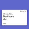 Solo Max 16mL Pod - Blackberry Mint Vape Shop NZ Australia