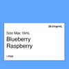 Solo MAX 16mL Pod - Blueberry Raspberry Vape Shop NZ Australia