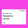 Solo MAX 16mL Pod - Raspberry Lemon Vape Shop NZ Australia