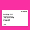 Solo Max 16mL Pod - Raspberry Sweet Vape Shop NZ Australia