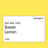 Solo MAX 16mL Pod - Sweet Lemon Vape Shop NZ Australia