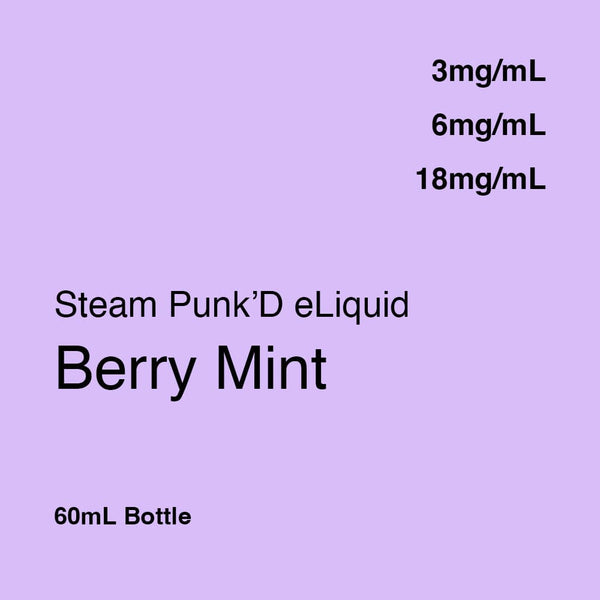 Steam Punk'D Berry Mint eLiquid  Vape Merchant